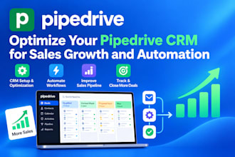 optimize your pipedrive CRM for sales growth and automation