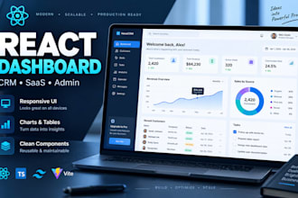build a modern react admin dashboard