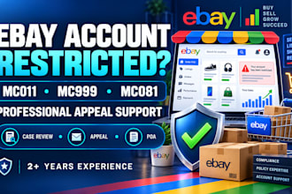help with ebay mc011 mc999 mc081 account reinstatement
