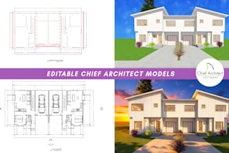 create floor plan and 3d model in chief architect