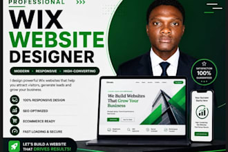 design and build a professional wix website