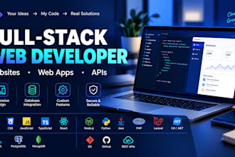 develop a responsive fullstack websites and web application