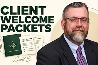 create a clear client welcome packet for your business