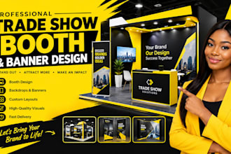 design trade show booth backdrop banner exhibition display, flag, rollup banner