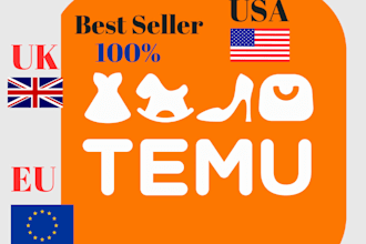 setup temu shop, add products, create listings and manage your temu store