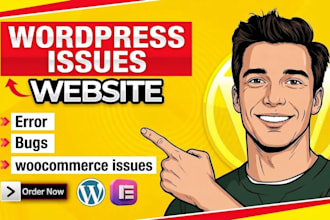 fix wordpress and woocommerce errors, bug fix, css issues, and website problems