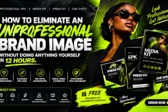 design epk, press kit, media kit, author media kit, ugc media kit, one sheets