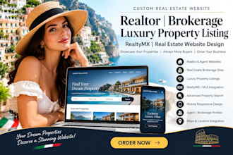 customize realtor brokerage luxury property listing realtymx real estate website