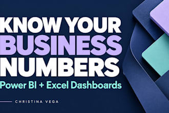 build a power bi or excel dashboard for sales and business kpis