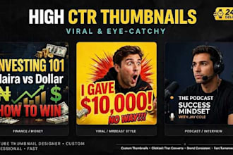 design mrbeast style youtube thumbnails that get clicks