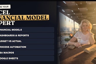 create professional excel financial models and dashboards