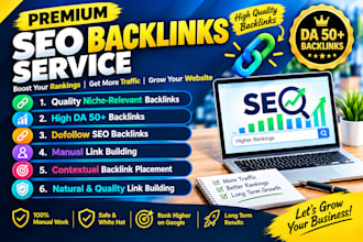 build high quality niche relevant backlinks for your website