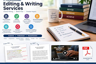 provide professional proofreading, editing, and rewriting services for essays