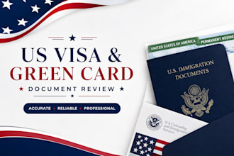 review your US visa, green card and immigration documents