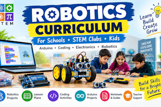 design a robotics curriculum for schools, stem clubs and kids