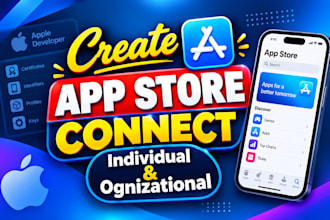 create app store connect developer account