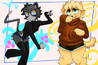 draw your furry or human character
