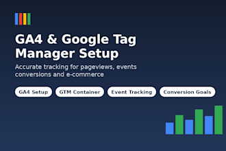 set up ga4 and google tag manager tracking
