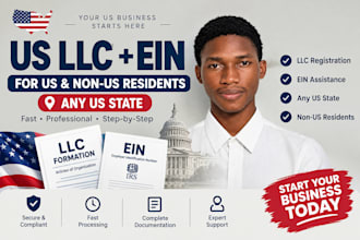 do USA llc registration and ein for US and non US residents