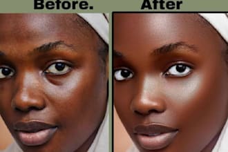 edit and retouch and fashion beauty portrait retouching