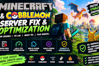fix minecraft plugin server crash light weight cobblemon server optimization