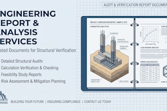 prepare foundation design calculation report