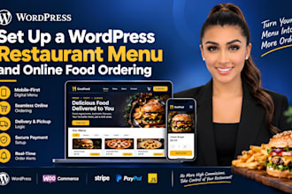 set up a wordpress restaurant menu and online food ordering