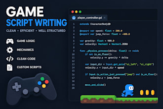 write an engaging script for your video game
