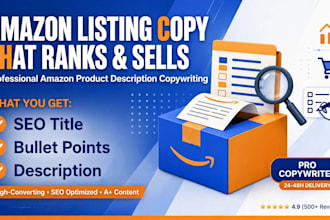 write SEO amazon product description that converts