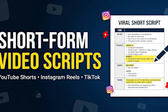 write engaging shortform video scripts