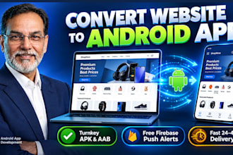 convert your website or web app into an android mobile app