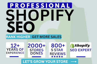 do shopify SEO, store optimization and speed optimization