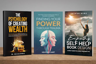 design psychology, self help and self improvement book covers for kindle