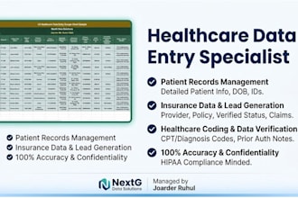 do healthcare data entry medical data entry and lead generation