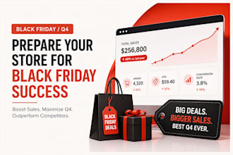 create black friday shopify cyber monday store redesign bfcm landing page