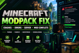 create fix optimize custom mod minecraft modpack  server crash cobbleverse