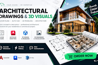design floor plan, autocad architectural drafting and 3d design