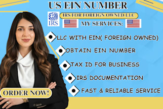prepare your US ein application and ein number within 24 hours