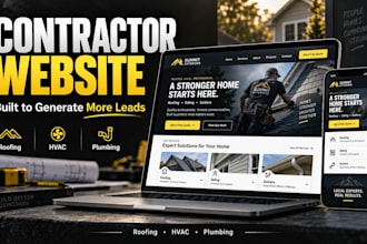 build a high converting wordpress website for contractors