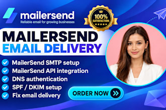 setup mailersend transactional email smtp api dns and fix email delivery