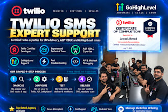 fix twilio SMS not sending, a2p 10dlc and gohighlevel issues