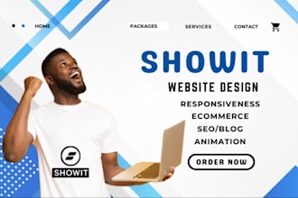 design and customize showit website or template