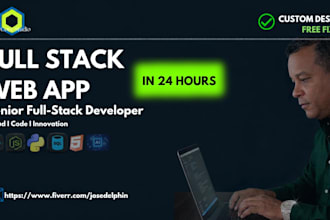 develop a responsive web app or dashboard in 24 hours