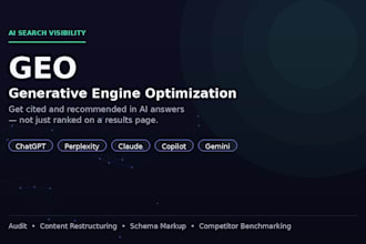 do generative engine optimization geo for ai search visibility