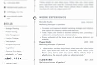create a personal resume, letter, and career document