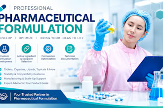 develop custom pharmaceutical formulations and reformulate existing products