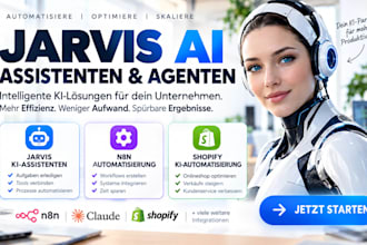 jarvis ki assistenten, ki agenten, shopify und n8n automatisierungen, nango