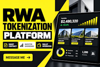 build rwa tokenization platform real estate dapp and smart contract