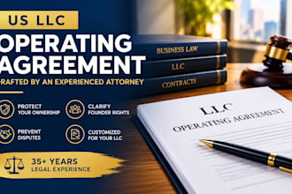 draft binding operating agreement to resolve founder equity disputes for US llc