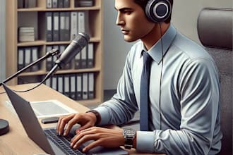 professionally transcribe legal, court, and deposition audio